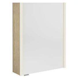 SAPHO ALIX tükrösszekrény LED világítással, 56x70x17,5cm, bardíni szilva (AX156-0013)