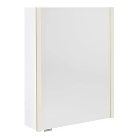 SAPHO ALIX tükrösszekrény LED világítással, 56x70x17,5cm, fényes fehér (AX156-0030)