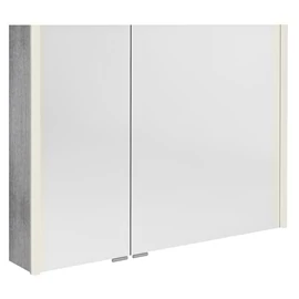 SAPHO ALIX tükrösszekrény LED világítással, 96x70x17,5cm, ezüst tölgy (AX196-0011)