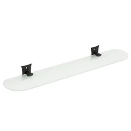 SAPHO REBECCA polctartó, 560x113mm, tejüveg/fekete (CC015)