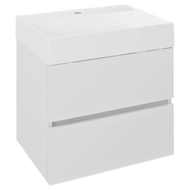 SAPHO ODETTA mosdótartó szekrény, 57x50x43,5cm, fényes fehér (DT060-3030)