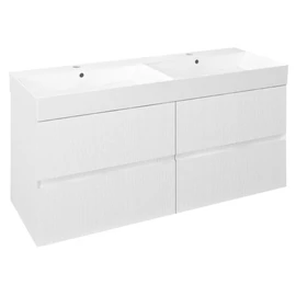 SAPHO FILENA mosdótartó szekrény, 2 fiókkal, 118x51,5x43cm, fehér (FID1212B)