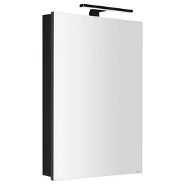 SAPHO GRETA tükrösszekrény LED világítással, 50x70x14cm, matt fekete (GT055-0035)