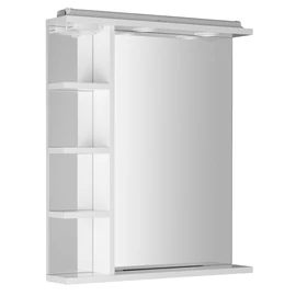 SAPHO AQUALINE KORIN LED tükör világítással és polcokkal, dugaljjal, 60x70x12cm (KO377)