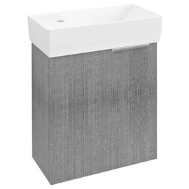 SAPHO LATUS IX mosdótartó szekrény, balos/jobbos, 44x50x22cm, ezüst tölgy (LT090-1111)