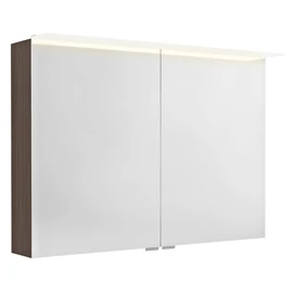 SAPHO LINEX tükrösszekrény LED világítással, 100x70x15cm, rusztikus fenyő (LX100-0016)