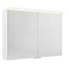 SAPHO LINEX tükrösszekrény LED világítással, 100x70x15cm, fényes fehér (LX100-0030)