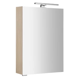 SAPHO MIRRÓ tükrösszekrény LED világítással, jobbos/balos, 50x70x16cm, bardíni szilva (MC050-0013)