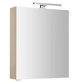 SAPHO MIRRÓ tükrösszekrény LED világítással, jobbos/balos, 60x70x16cm, bardíni szilva (MC060-0013)