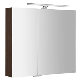 SAPHO MIRRÓ tükrösszekrény LED világítással, 80x70x16cm, rusztikus fenyő (MC080-0016)