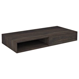 SAPHO MORIAN mosdótartó pult polccal és fiókkal, jobbos, 100x14x48cm, fekete tölgy (MR126)