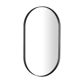 SAPHO AQUALINE PUNO tükör, fém rámával, 40x70cm, fekete (ORT125)