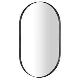 SAPHO PUNO tükör, fém rámával, 50x85cm, matt fekete (ORT148)