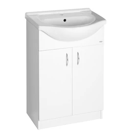 SAPHO AQUALINE SIMPLEX ECO 60 mosdótartó szekrény, mosdóval, 58,5x83,5x30,7cm, matt fehér (SIME600)