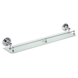 SAPHO BEMETA RETRO Üvegpolc, 600x90x125mm, króm (144302262) (XJ601)