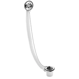 SAPHO BRUCKNER kád le- és túlfolyó, bovdenes, 1 1/2", rozsdamentes acél (164.140.2)