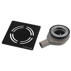 SAPHO COLORED automata papíradagoló, 32x40,5x22,4cm, ABS, matt fekete (A78050NE)