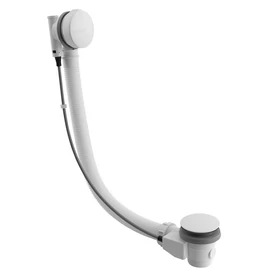 SAPHO POLYSAN kád le- és túlfolyó, automata, 975mm, dugó átm:72mm, fehér (71682W)