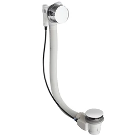 SAPHO POLYSAN kád le- és túlfolyó, kádtöltővel, automata, 775mm, dugó átm:72mm, króm (71685)