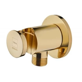 TEKA Kerek fém fali csatlakozó bársony arany 79010520G2