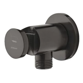 TEKA Kerek fém fali csatlakozó merész fekete 79010520N2