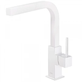 Tres Cuadro-Tres egykaros mosogatócsaptelep matt fehér 006437BM