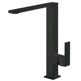 Tres Cuadro-Tres egykaros mosogatócsaptelep 34 x 10 mm-es kifolyóval matt fekete 006486NM