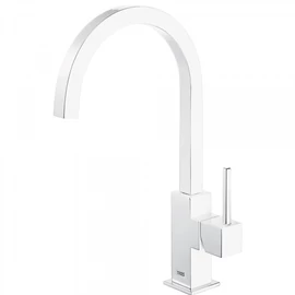 Tres Top-Tres egykaros mosogatócsaptelep 22 x 22 mm-es kifolyóval matt fehér 030497BM