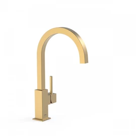 Tres Top-Tres egykaros mosogatócsaptelep 22 x 22 mm-es kifolyóval matt arany 030497OM