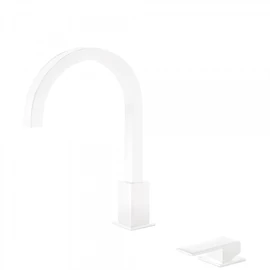 Tres Cuadro Exclusive pultba építhető egykaros mosdócsaptelep matt fehér 00610503BM