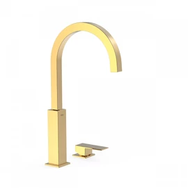 Tres Cuadro Exclusive pultba építhető egykaros mosdócsaptelep arany 00610504OR