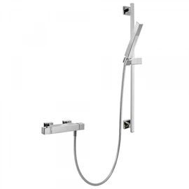 Tres Cuadro-Tres falon kívüli termosztátos zuhanycsaptelep zuhanyszettel 00716402