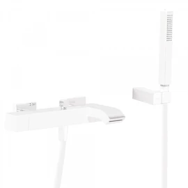 Tres Cuadro Exclusive egykaros falon kívüli kádcsaptelep kézi zuhannyal matt fehér 0071700203BM