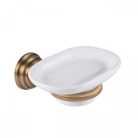 Tres Clasic kerámia fali szappantartó matt, kopott réz 02463610LM