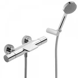 Tres Max-Tres termosztátos kádcsaptelep cascade kifolyóval, kézi zuhannyal 06117209