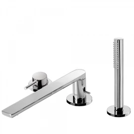 Tres Max-Tres kádperembe építhető csaptelep kézi zuhannyal 230 mm-es kifolyóval 06216102