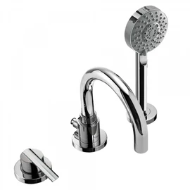 Tres Lex-Tres kádperembe építhető csaptelep kézi zuhannyal 08115001