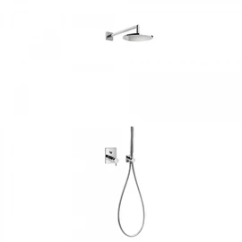 Tres egykaros falba építhető termosztátos zuhanyrendszer 09096020