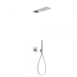 Tres egykaros falba építhető termosztátos zuhanyrendszer 09096021