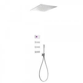 Tres Shower Technology falba építhető elektronikus termosztátos zuhanyrendszer 09286312