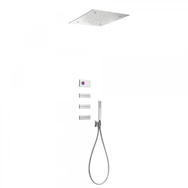 Tres Shower Technology falba építhető elektronikus termosztátos zuhanyrendszer 09286406