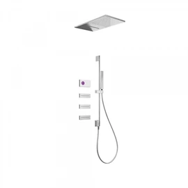 Tres Shower Technology falba építhető elektronikus termosztátos zuhanyrendszer 09286407