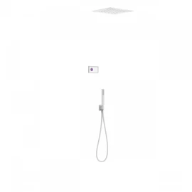 Tres Shower Technology falba építhető elektronikus termosztátos zuhanyrendszer matt fehér 09286552BM
