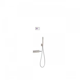 Tres Shower Technology falba építhető elektronikus termosztátos zuhanyszett kádkifolyóval acél 09286553AC