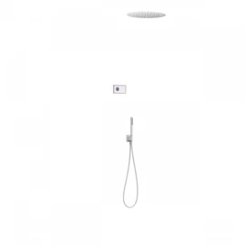 Tres Shower Technology falba építhető elektronikus termosztátos zuhanyrendszer matt fehér 09286555BM