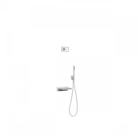 Tres Shower Technology falba építhető elektronikus termosztátos kádszett matt fehér 09286556BM