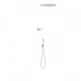Tres Shower Technology falba építhető elektronikus termosztátos zuhanyrendszer matt fehér 09286557BM