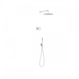 Tres Shower Technology falba építhető elektronikus termosztátos zuhanyrendszer matt fehér 09286558BM