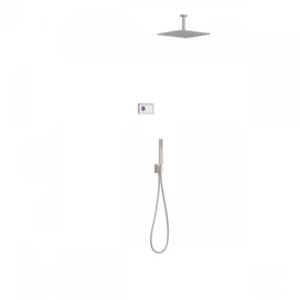 Tres Shower Technology falba építhető elektronikus termosztátos zuhanyrendszer acél 09286564AC
