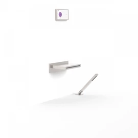 Tres Shower Technology falba építhető elektronikus termosztátos kádszett acél 09286570AC